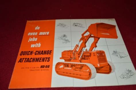Allis Chalmers Hd 6g Crawler Tractor Loader Dealer Brochure Yabe11