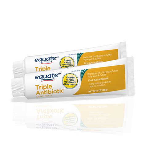Equate First Aid Triple Antibiotic Ointment Infection Protection 2 Oz