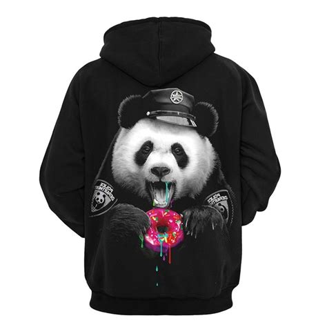 Panda Hoodie For Couples Blank Panda Sweatshirt For Men And Women