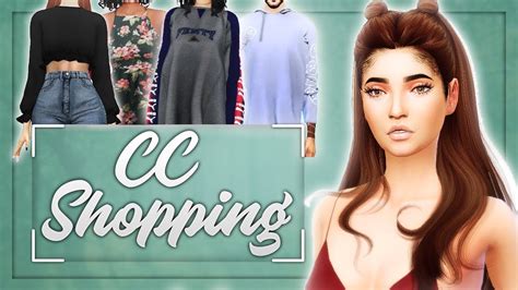 The Sims 4 Cc Shopping 2 50 Items Hair Pets Clothing Makeup