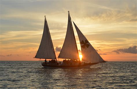 Schooner Champagne Sunset Sail Key West Schooners
