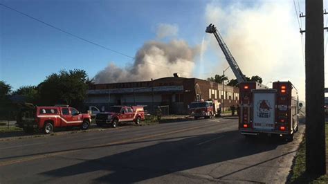 Okc Firefighters Battle Commercial Fire Near Downtown
