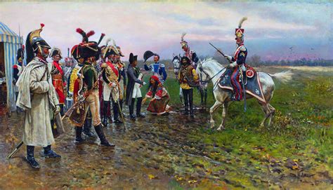 Napoleon Decorates General Tadeusza Tyszkiewicza At The Battle Of