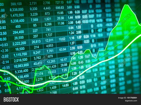 Graph Stock Market Image And Photo Free Trial Bigstock