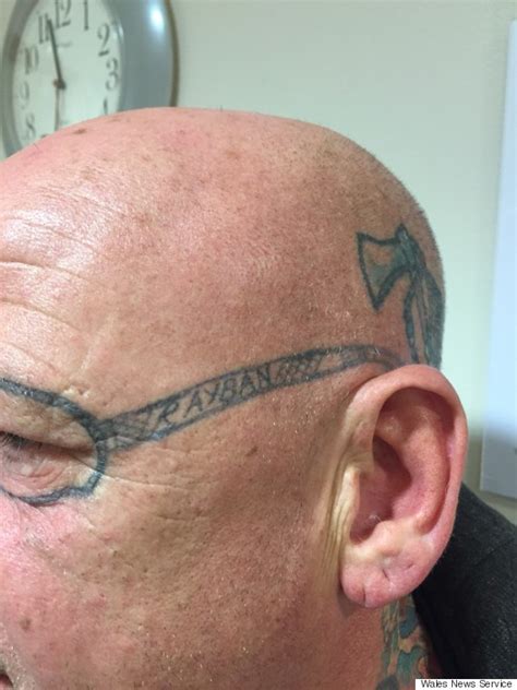 Man Wakes Up With Ray Ban Sunglasses Tattooed On His Face After