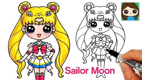 How To Draw Sailor Moon Really Easy Drawing Tutorial Sailor Moon Art Sailor Moon Wallpaper