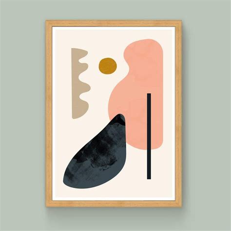 Floating Shapes No3 Limited Edition Art Print Modern Art Paintings