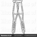 Crutches Pams Clipartart sketch template