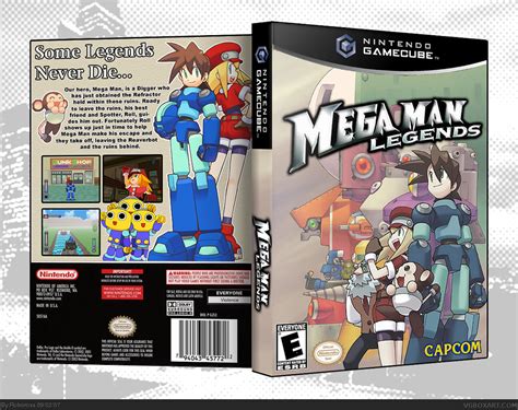 Viewing Full Size Mega Man Legends Box Cover