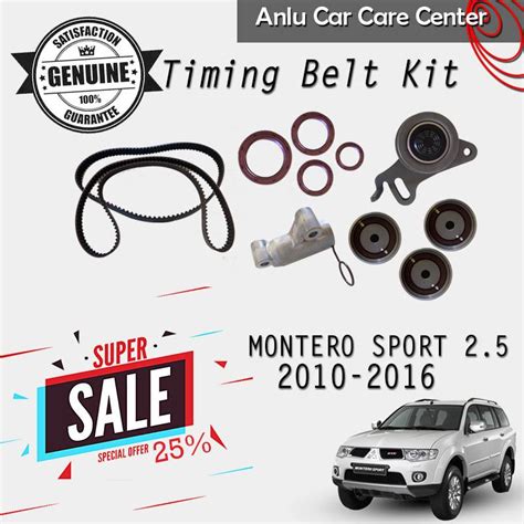 Genuine Timing Belt Set For Montero Sport 25 2010 2016 Lazada Ph