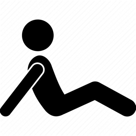 Floor Man Side View Sitting Icon Download On Iconfinder