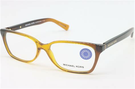 New Michael Kors Mk 4039 3218 India Brown Gold Authentic Eyeglasses Mk4039 52 15 Ebay