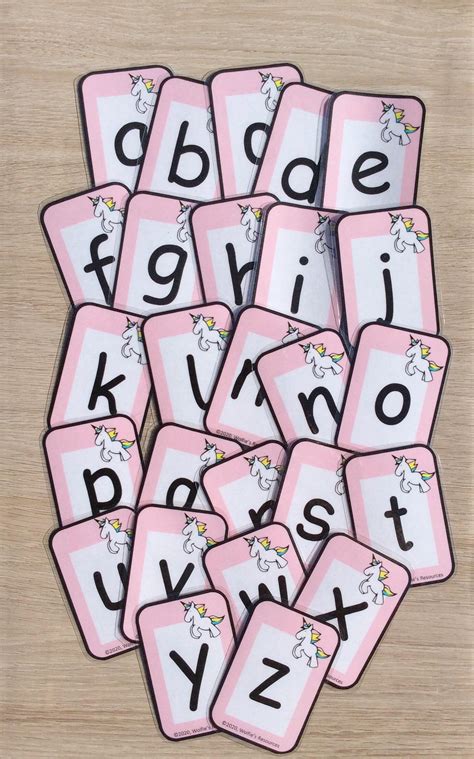 Alphabet Flash Cards Teaching Resources