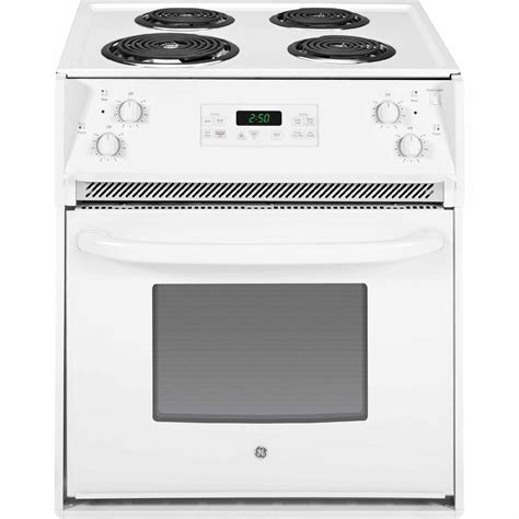 GE Appliances JM250DFWW 27" Drop-In Electric Range - White