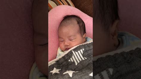 生後1ヶ月 イビキをする赤ちゃん‼︎｜cute Snoring Baby Youtube