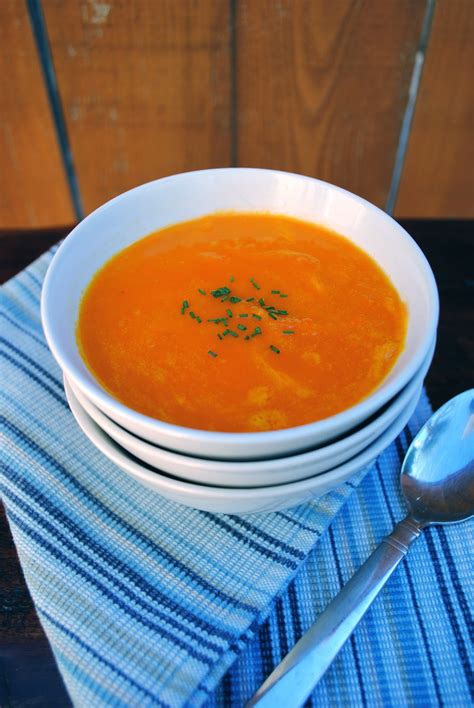 The Silver Palates Carrot And Orange Soup Virtually Homemade The