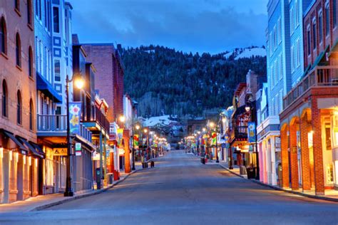 Park City Utah Main Street Stock Photos Pictures And Royalty Free Images