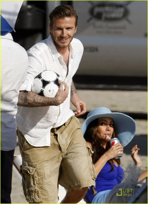 David Beckham Diet Pepsi Commercial With Sofia Vergara Photo 2531093 David Beckham Sofia