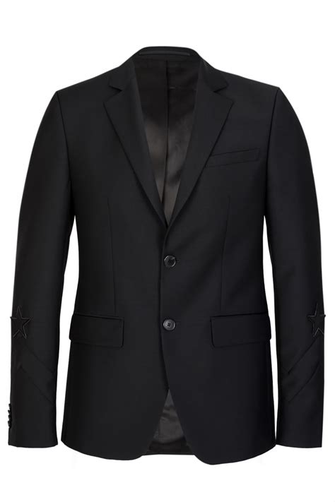 Givenchy Wool Mohair Suit Black