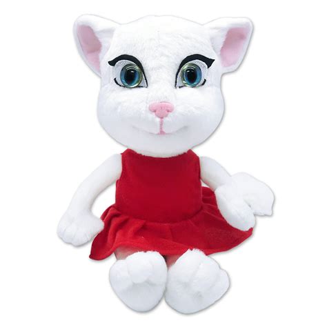 buy talking friends minis talking angela sized 10 animated interactive cuddly plush toy with