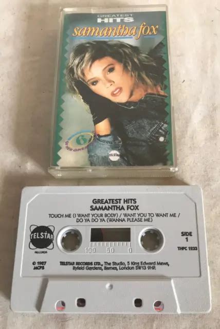 Samantha Fox Greatest Hits Cassette Tape Telstar Rare 1987 Thpc 1933 1869 Picclick