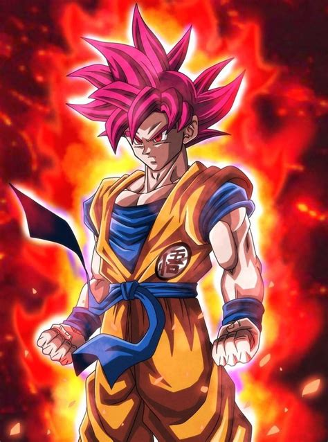 Goku Ssj God By Akabeco Dragon Ball Super Artwork Dragon Ball Super