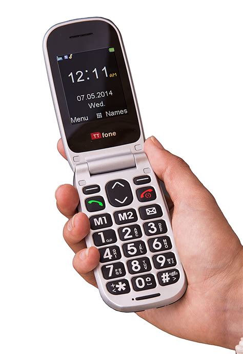 Ttfone Pluto O2 Pay As You Go Big Button Clamshell Flip Senior Mobile