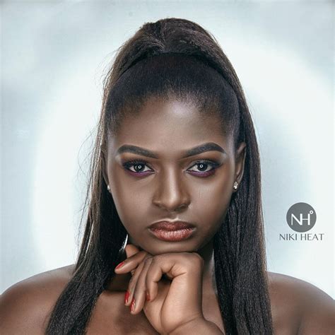 niki heat just proved dark skin women are better off with nude makeup dcodedtv