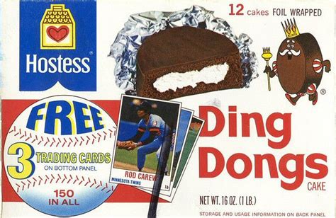Hostess Ding Dongs 1978 Ding Dong Foil Wrapped Hostess