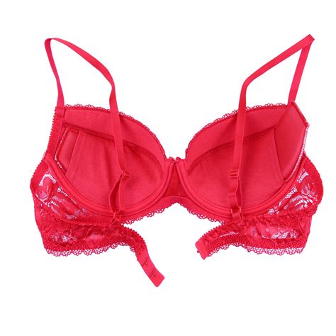 Sexy Push Up Bra Comfort Padded Lace Sexy Plunge T Shirt Half Cup Bras For Women Ebay