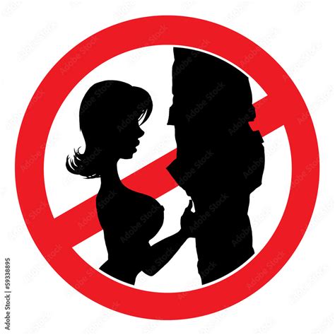 No Sex In Public Sign Stock Illustration Adobe Stock