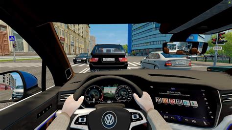 City Car Driving Volkswagen Touareg Youtube