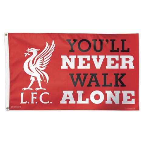 It also features on the liverpool crest and on the shankly gates. Liverpool FC You'll Never Walk Alone Flag your Liverpool ...