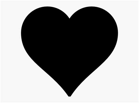 Black Heart Clip Art Black Heart Clipart Hd Png Download Kindpng