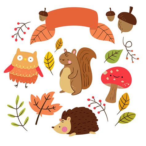 Cute Clipart Autumn Cute Autumn Transparent Free For Download On