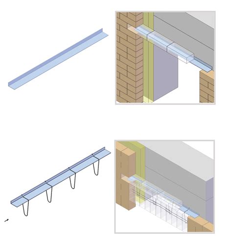 Hmls Masonry And Brick Lintel Supports Haz Metal Fixing Systems