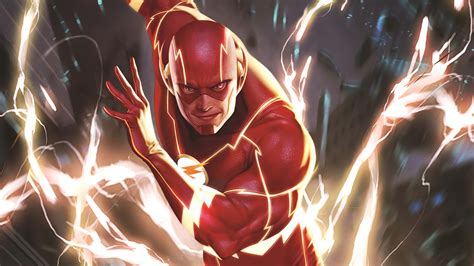 The Flash Running Lightning 4k 872 Wallpaper