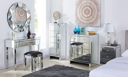 Cheapest wardrobe, mirrors sliding doors bedroom living hallway furniture. Mirrored Bedroom Furniture | Groupon