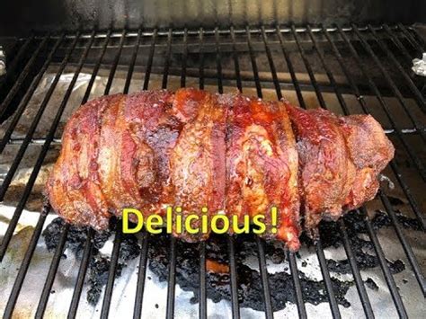 Check the internal temperature, the desired. Bacon Wrapped Pork Tenderloin on the Smoker! - YouTube