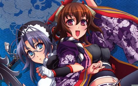 Wallpaper Anime Girls Hyakka Ryouran Samurai Girls 1920x1200