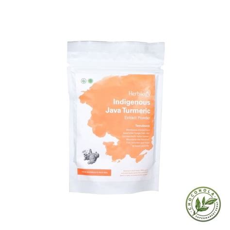 Jual Terbaru Herbilogy Java Turmeric Temulawak Extract Powder 100