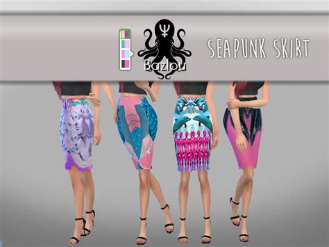 The Sims Resource Seapunk Skirt