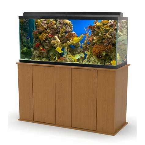 Upright Aquarium Stand Oak 7590 Gallon