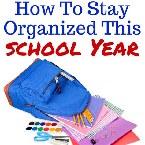 How To Stay Organized This School Year 2 Wired 2 Tired