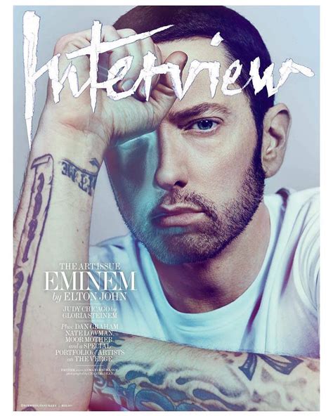 Eminem Covers Interview Magazine Speaks To Elton John About New Album