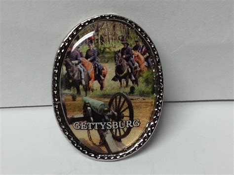 Gettysburg Oval Photo Lapel Hat Pin New Gettysburg Souvenirs Gifts