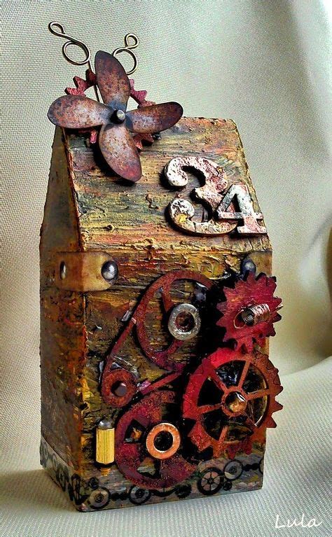 21 Steampunk Altered Boxes Ideas Altered Boxes Steampunk Steampunk