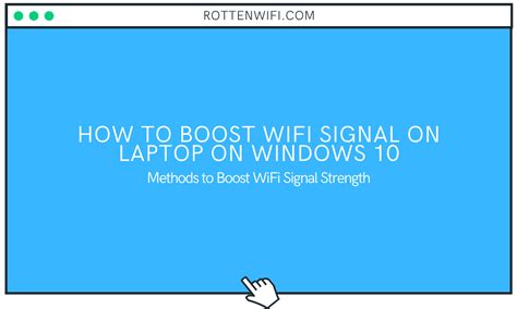 How To Boost Wifi Signal On Laptop On Windows 10
