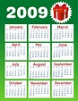 2009 Calendar Full Year stock vector. Illustration of days - 4538307