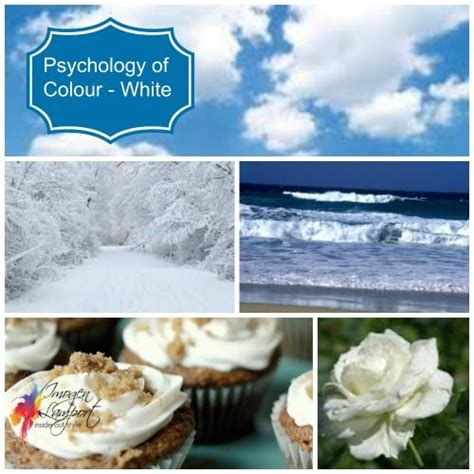Maybe you would like to learn more about one of these? Psychology of Colour - White | Color psychology, Color ...
